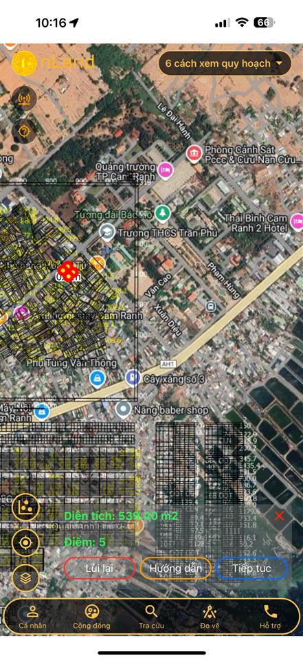 Bán đất tại phạm văn đồng, 23,9 tỷ, 534,8m2, hàng hiếm view đẹp, cam ranh, kh