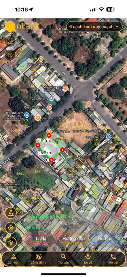 Bán đất tại phạm văn đồng, 23,9 tỷ, 534,8m2, hàng hiếm view đẹp, cam ranh, kh