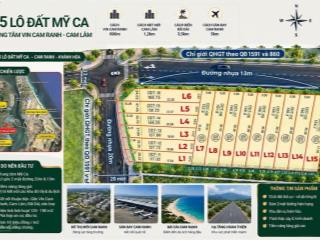 Bán đất tại cam nghĩa, cam ranh, khánh hòa giá ưu đãi, 130m2, 12 triệu / m2