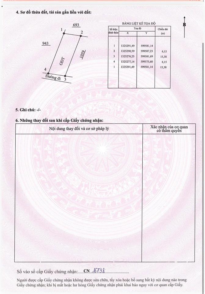 Bán đất tại bắc cam ranh, 700 triệu, 92.3m2, cách chợ mỹ ca 2,5km