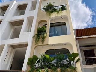 Nhà 4 tầng btct trước nhà 6m full nội thất nhỉnh 6 tỷ, kết cấu trệt + lửng + 2 lầu + sân thượng