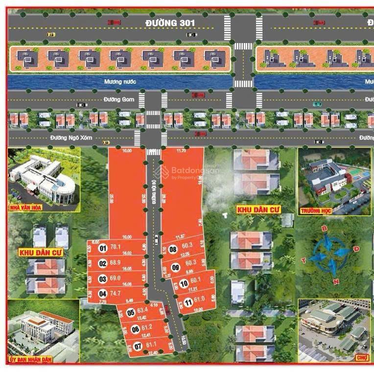 Mở bán 3 bạt f0 chưa qua đầu tư giá chỉ từ 6xxtr, vị trí tại xã bát trang