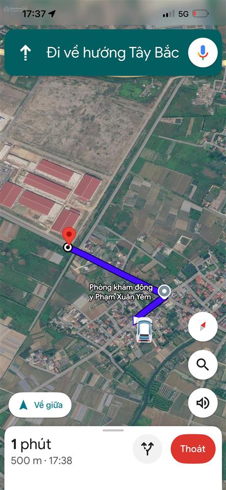 Cần bán 311m đất thôn thiên kha cách cụm công nghiệp tiên cường 500m