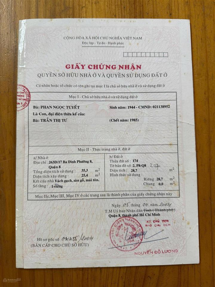 1 lửng 1 lầu nhà mới ba đình hiện hữu 3,780 chính chủ