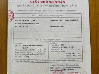 1 lửng 1 lầu nhà mới ba đình hiện hữu 3,780 chính chủ