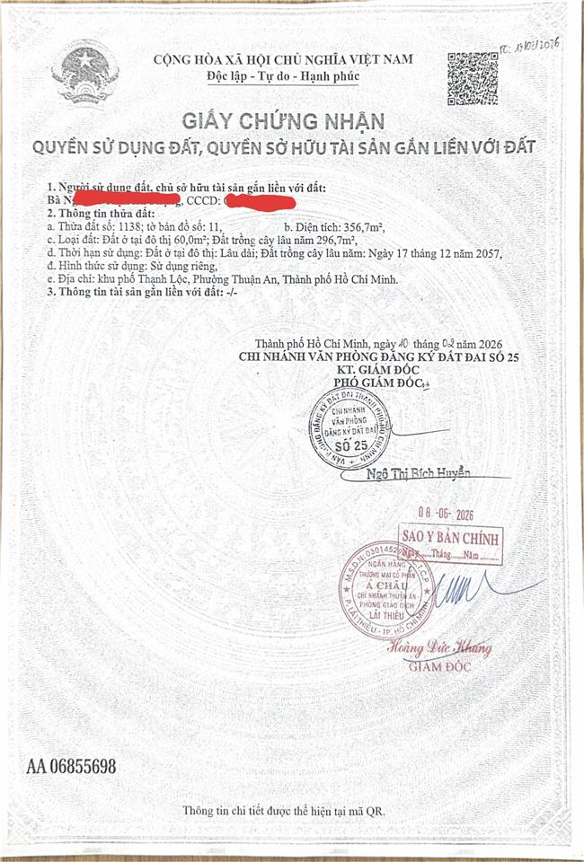 Cần tiền bán gấp đất xây biệt thự an thạnh 06 (356.7m2 nở hậu) 4,7 tỷ tl, tặng bản vẽ