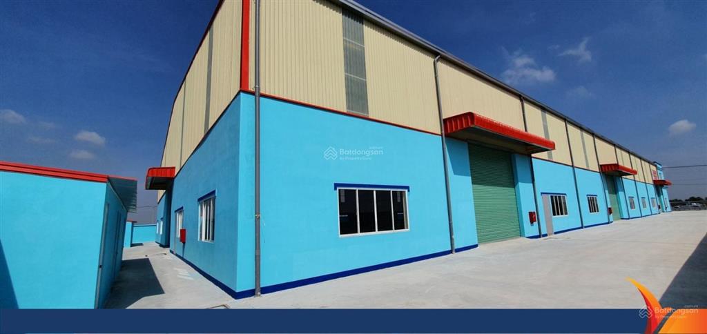 Cho thuê kho xưởng 3000m2 (xd 2000m2) kcn đức hòa. pccc tự động, trạm hạ thế