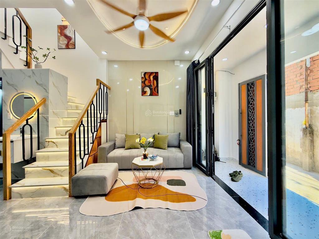 Nhà đẹp gò vấp ngang 5m, 50m2 đất 3pn chỉ 6,37 tỷ, nhà mới, full nội thất, vị trí thuận tiện