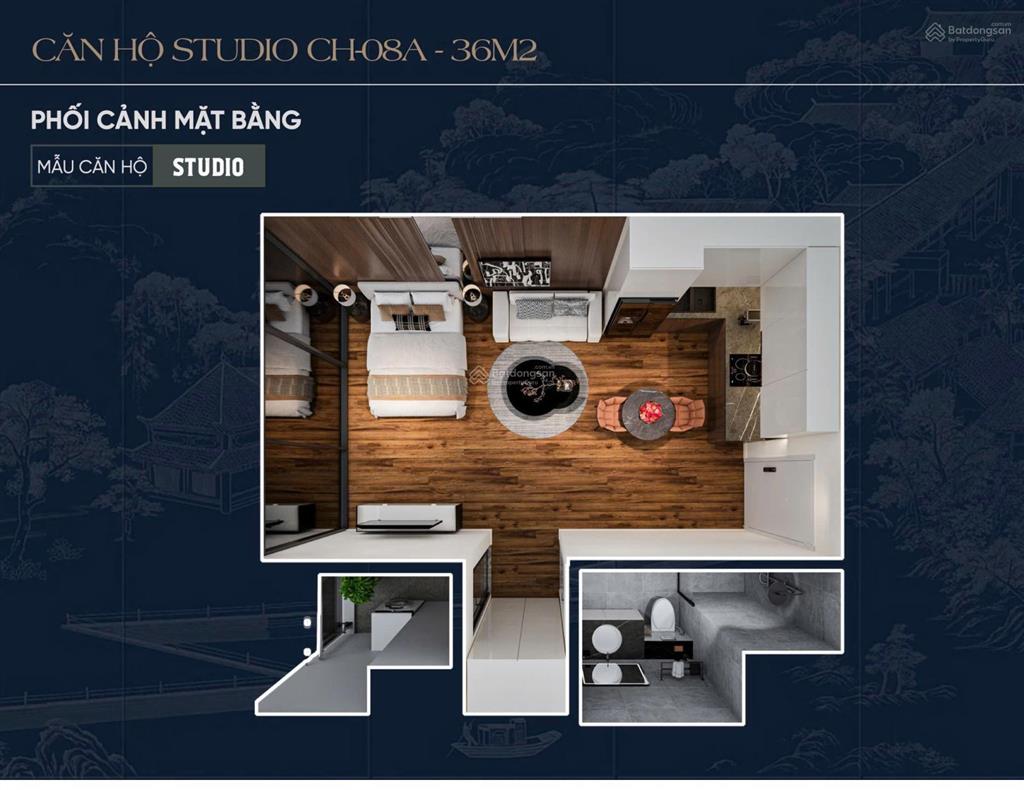 Bán căn hộ sunshine legend city, 36m2 view đẹp, chỉ 1,8 tỷ, giải ngân 70%, hỗ trợ lãi suất 36 tháng