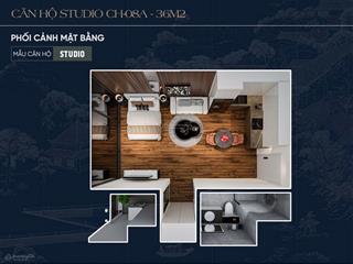 Bán căn studio alumi  alluvia city, s35m , giá tts chỉ 2,4 tỷ , view đẹp