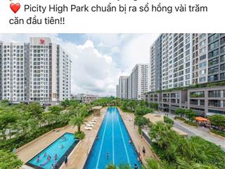 Cần bán căn hộ ==== picity high park  mới 100% ====