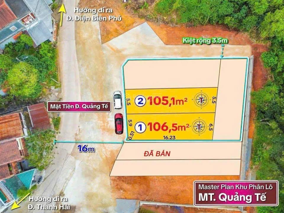 Đất mặt tiền quảng tế, giá chỉ 2,x tỷ