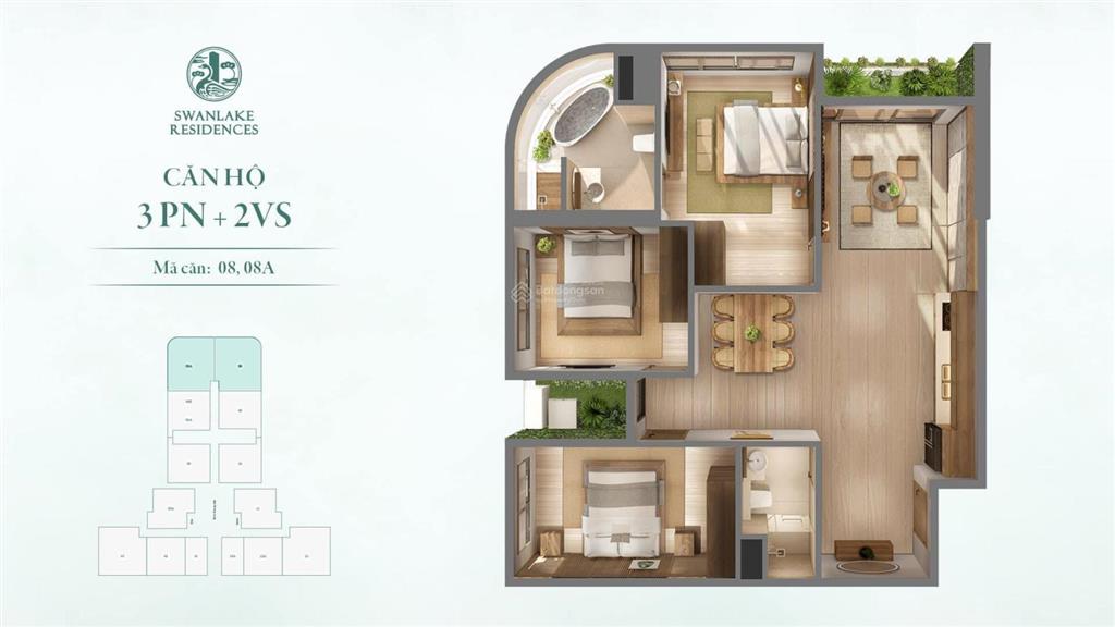 Bán cc 3pn, 2wc, 98m2 tại onsen ecopark, 10.5 tỷ view hồ thiên nga