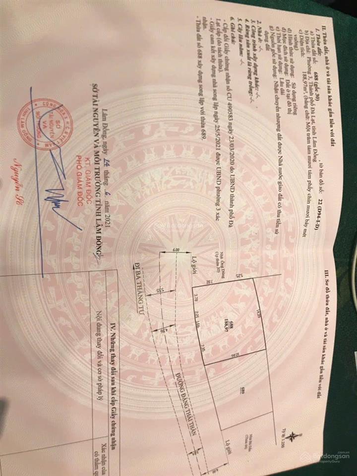 Sở hữu nhanh tay lô đất mặt tiền kinh doanh view đồi thông nằm ngay tại đặng thái thân  đà lạt