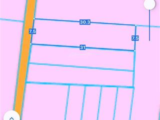 Bán đất ngang 7.5m, dài 31m, đất thổ cư gần đường ql1a tại xuân phú, xuân lộc với giá 750tr