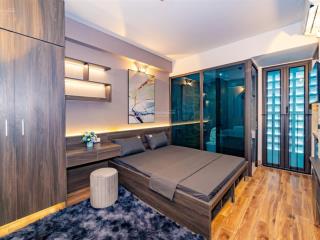 Tingtong 129  studio cao cấp full đồ ngay trung tâm hội nghị quốc gia view green bay  ô tô đỗ cửa