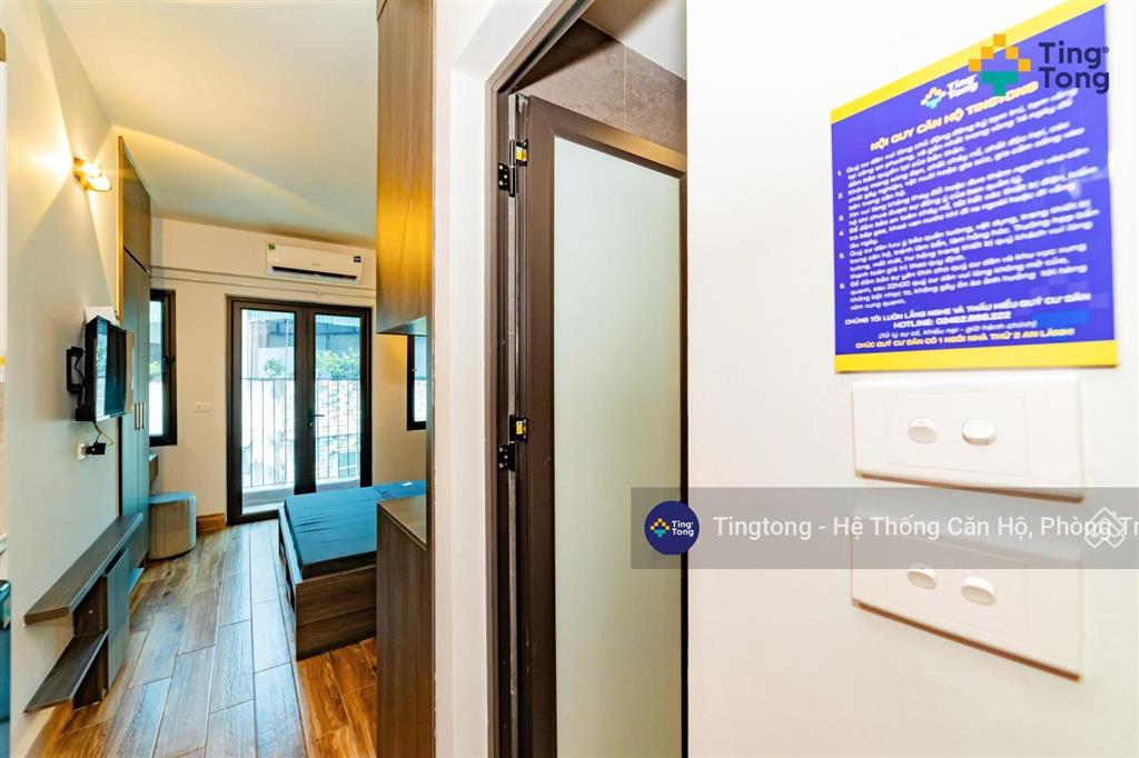 Tingtong 129 căn hộ studio ban công thoáng ngay trung tâm hội nghị quốc gia gần cầu giấy trung hoà