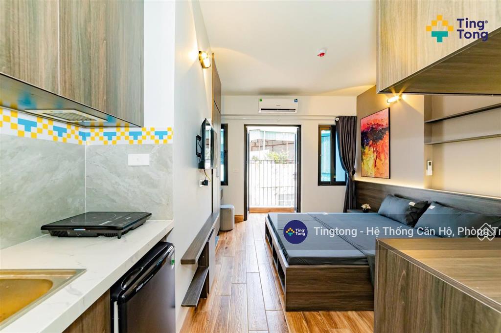 Tingtong 129 căn hộ studio ban công thoáng ngay trung tâm hội nghị quốc gia gần cầu giấy trung hoà