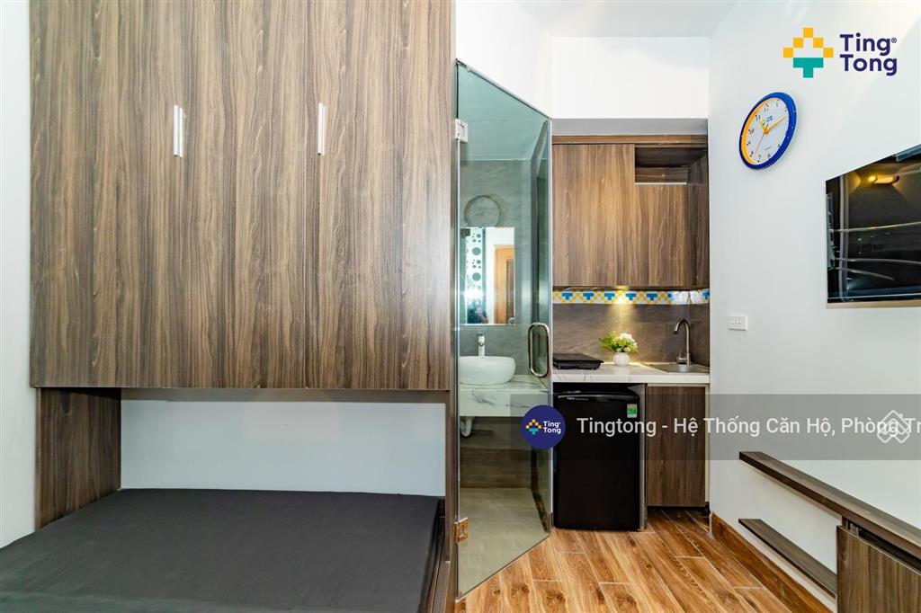 Tingtong 129  studio cao cấp ban công thoáng ngay trung tâm hội nghị quốc gia view green bay