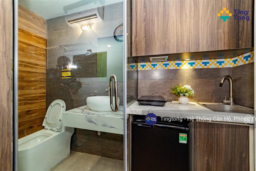 Tingtong 129  studio cao cấp ban công thoáng ngay trung tâm hội nghị quốc gia view green bay