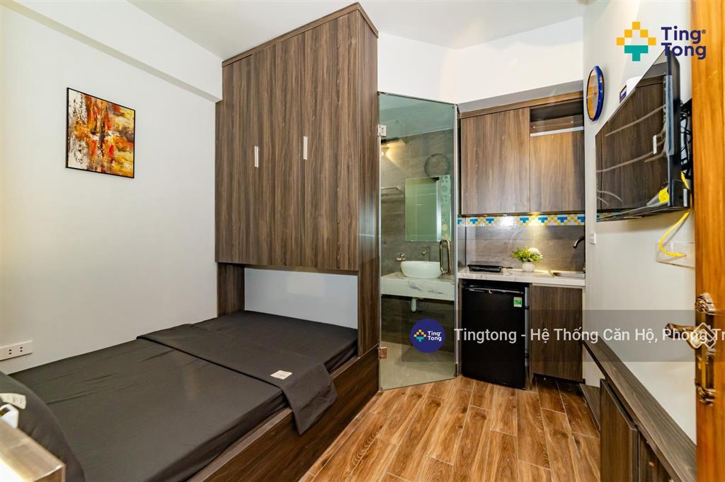 Tingtong 129  studio cao cấp ban công thoáng ngay trung tâm hội nghị quốc gia view green bay