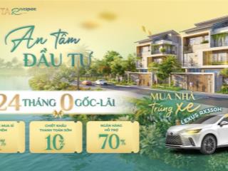 Centa riverside  chính thức mở bán "giá f0" biệt thự sông hiếm có ngay tâm điểm ga metro trung mầu