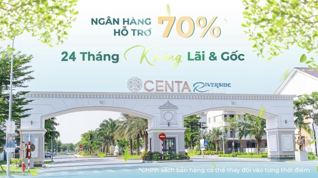 Centa riverside  chính thức mở bán "giá f0" biệt thự sông hiếm có ngay tâm điểm ga metro trung mầu