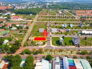 Lô đất 6m xây nhà ở bao đẹp cách đt 741 130m, đối diện dân buôn bán hàng rong đông đúc