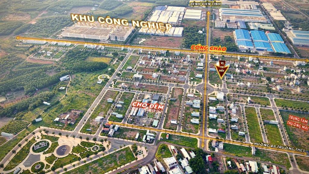 Bán lô đất mặt tiền đường 32m, ngay trường học cấp 2 tiến hưng