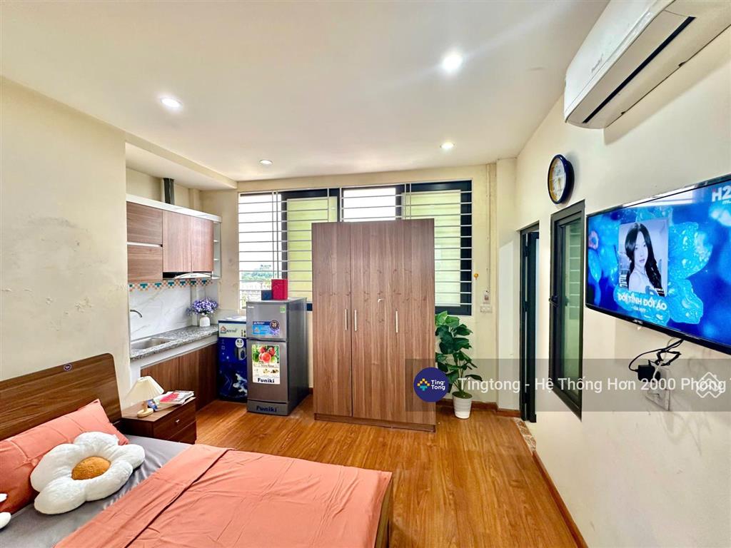 Tingtong 55  phòng xinh giá rẻ full đồ ngay khu vực cđ fpt cầu diễn  pccc đảm bảo