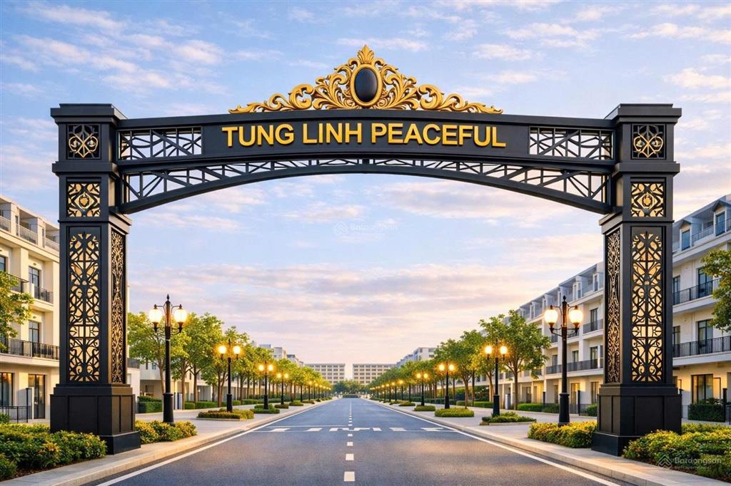 Bán lô đất dự án tùng linh peaceful giá hời dự án