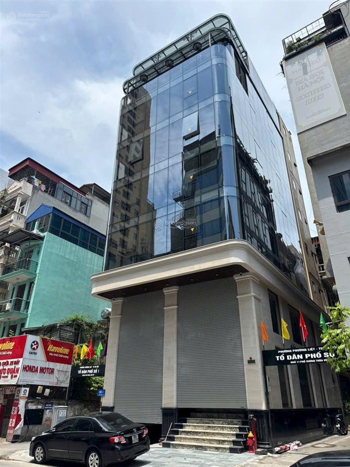 Em chính chủ cho thuê toà văn phòng  phố vương thừa vũ  ngã tư sở  toà 3 mặt tiền 150m2/sàn, 9t