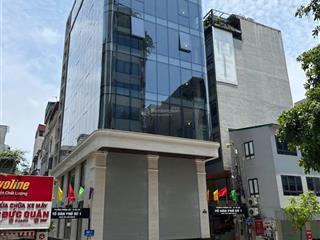 Em chính chủ cho thuê toà văn phòng  phố vương thừa vũ  ngã tư sở  toà 3 mặt tiền 150m2/sàn, 9t