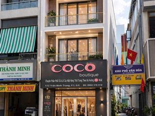 Góc 2 mặt tiền trần bình trọng quận 5  ngang 4m ( nở hậu 8m )  kinh doanh đỉnh