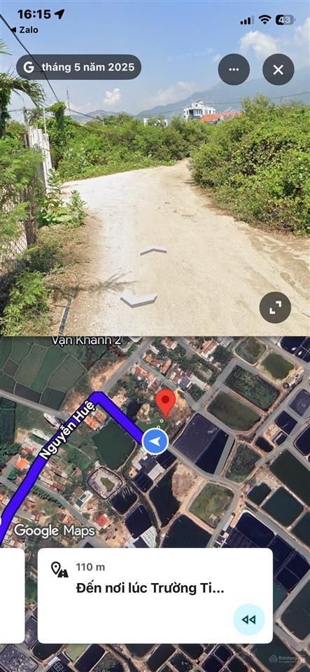 Thửa 66tờ 121 bán đất thôn tiên ninh, xã tu bông, khánh hòa