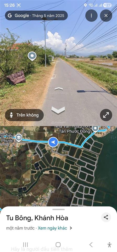 Bán lô đất đẹp thôn phước bắc xã vạn phước vạn ninh
diện tích 208,8m ( ngang 10m)
có 202,6m đất