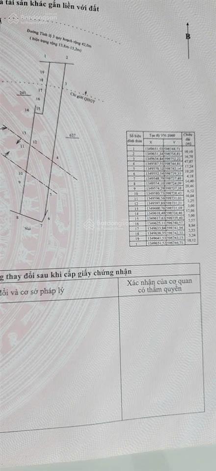 Bán đất thôn phước bình phước đồng  nha trang. dt 1358m2(ngang 10m)
