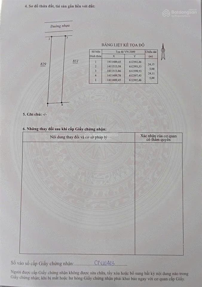 Bán đất thôn tiên ninh, xã tu bông, huyện vạn ninh, tỉnh khánh hòa ngay khu dân cư