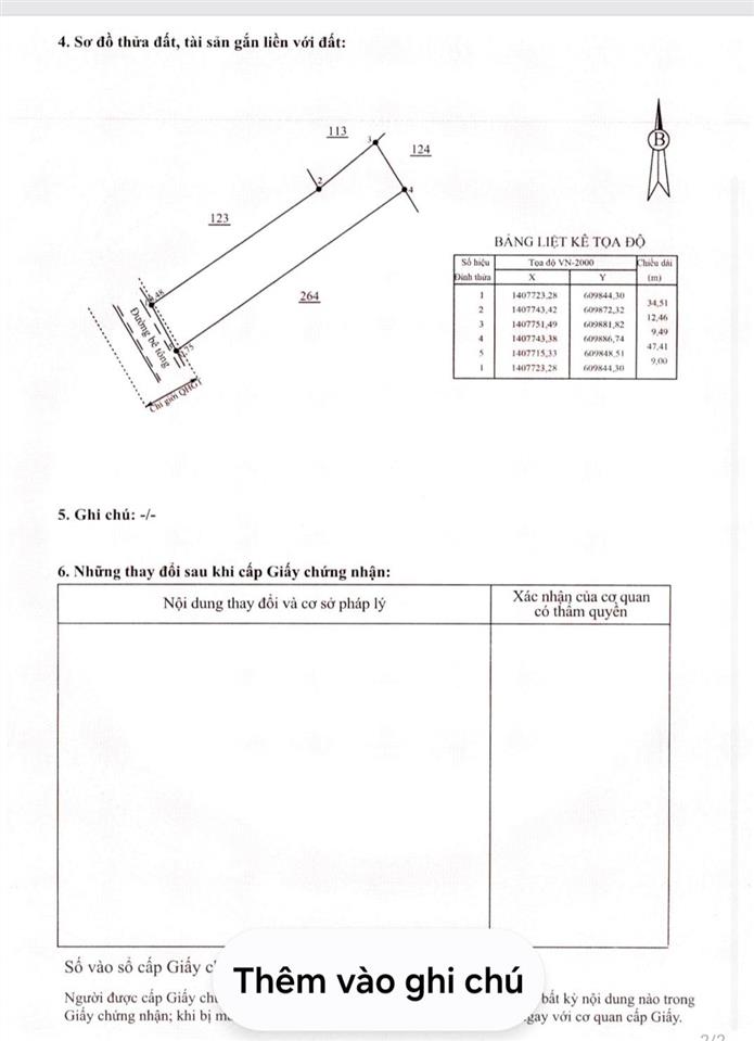 Thửa 263. tờ 35bán đất tân dân 1 vạn thắng vạn ninh diện tích 418m2 (ngang 9m)