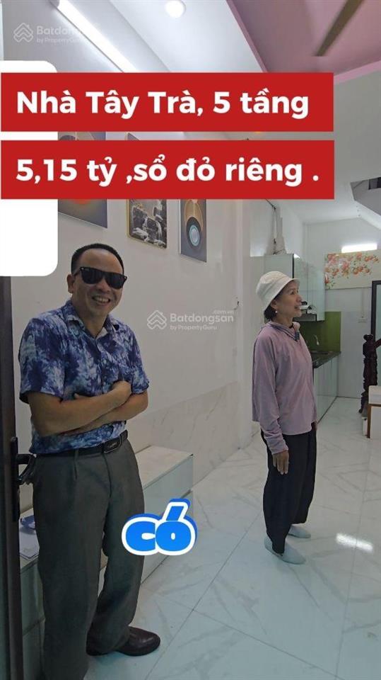 Góc đăng hộ chị thủy cần bán gấp nhà phố tây trà 4 tầng, 30m2, chỉ 5,15 tỷ, sổ đỏ riêng, ko qh