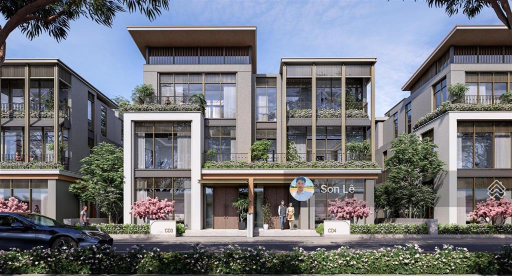 Biệt thự song lập 3 tầng trục 16m gần sông quán trường giá chỉ 18.4 tỷ thanh toán nhanh