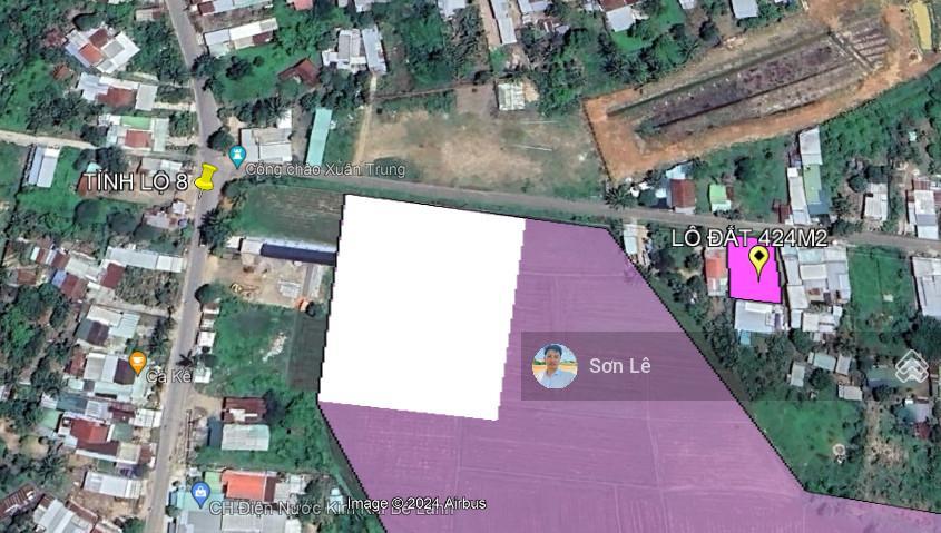 Chính chủ 424m² lô góc 2 mặt tiền đường nhựa ngay trung tâm, gần tl8 diên xuân