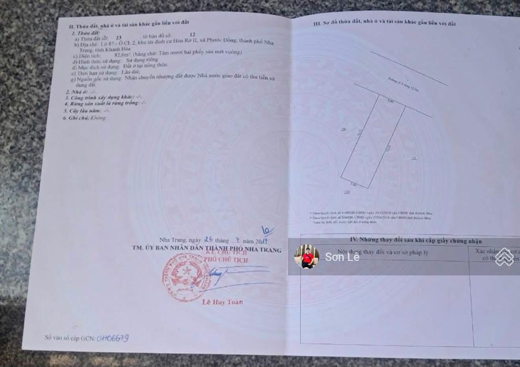Siêu hiếm! lô đất tái định cư hòn rớ 2 phía sông, trục chính nối nguyễn tất thành ra sông. gần sun