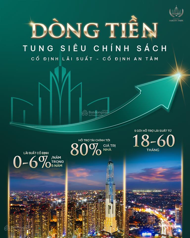 [mở bán đợt 1] nhà phố, biệt thự vinhomes saigon park hóc môn  giá từ 5 tỷ, miễn lãi suất 0% 5 năm
