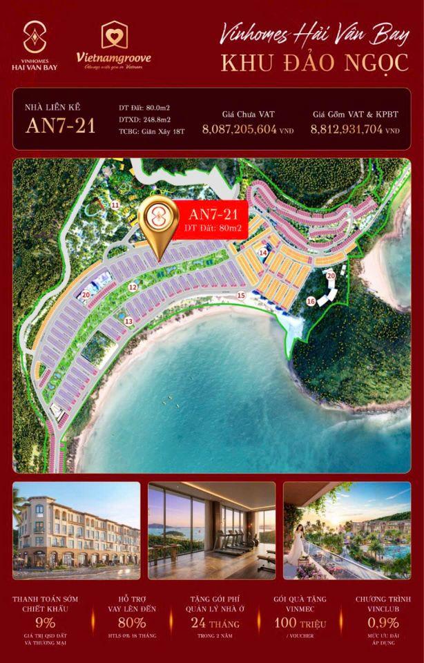 NHÀ PHỐ LIỀN KỀ PHÂN KHU ĐẢO NGỌC GIÁ TỐT CHO NHÀ ĐẦU TƯ, DT:70M2, GIÁ 7 TỶ 134- SỐ LƯỢNG CÓ HẠN