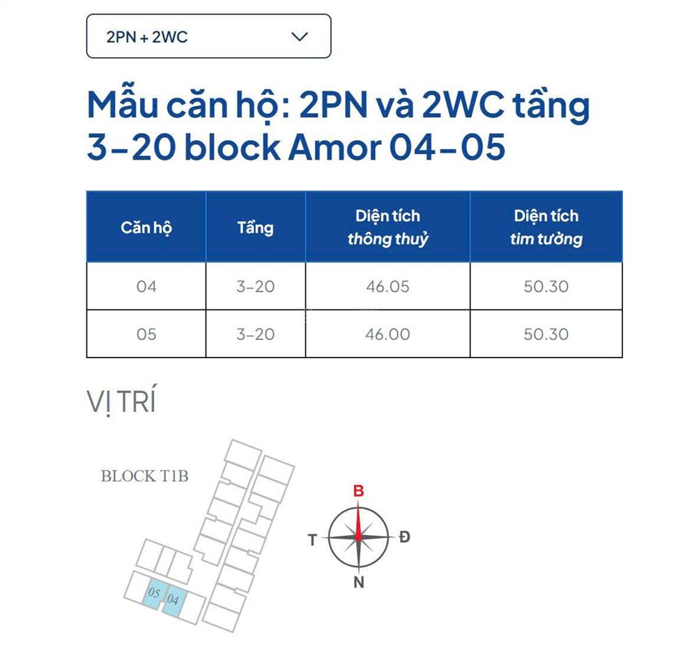 Cần bán gấp căn 2pn, 2wc 50m2 view ngoại khu tuyệt đẹp. giá 1, 8 tỷ, thanh toán 360tr nhận nhà!