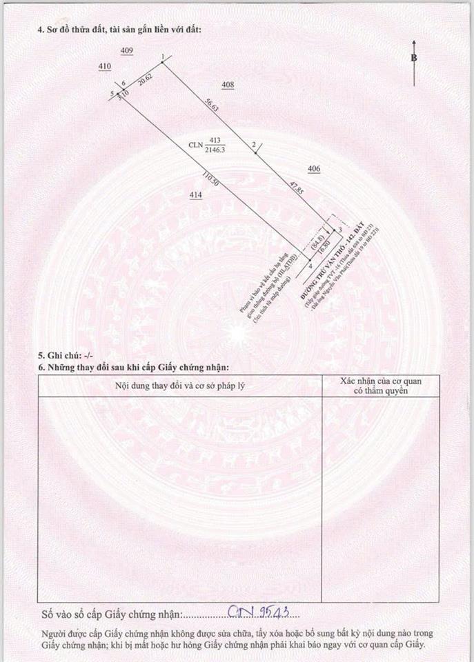 Bán lô đất vườn bưởi 2146m2 có sẵn thổ cư ngay bàu bàng, 1 sẹc ql13, thành phố hồ chí minh