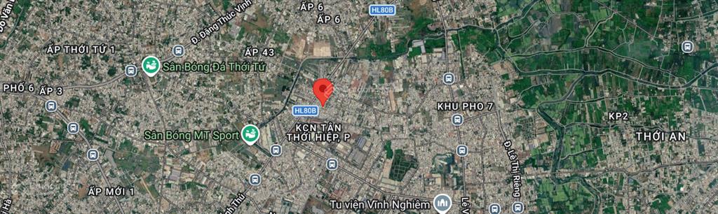 Mặt tiền kinh doanh đường bùi văn ngữ, tân thới hiệp  điện tích 100m2, đường nhựa 20m