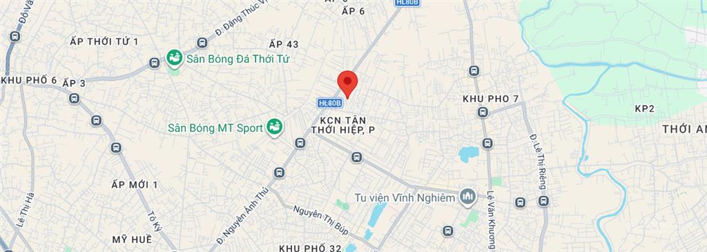 Mặt tiền kinh doanh đường bùi văn ngữ, tân thới hiệp  điện tích 100m2, đường nhựa 20m