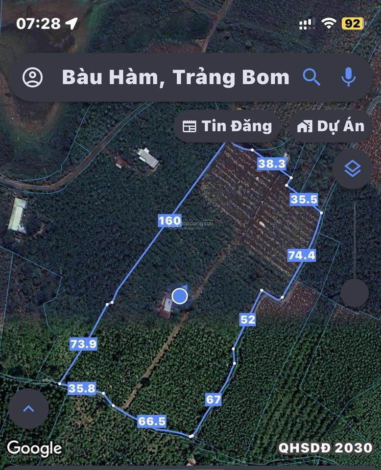 Bán đất 23000 m2, giá thỏa thuận tại đường 762, xã bàu hàm, đồng nai